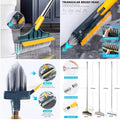 2 in 1 broom wiper dual cleaning tool