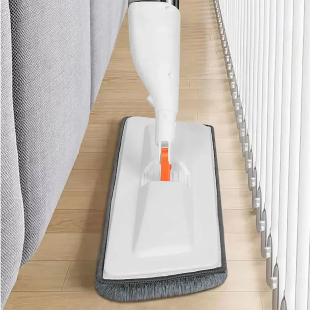 Multifunctional floor spray mop with integrated refillable water tank