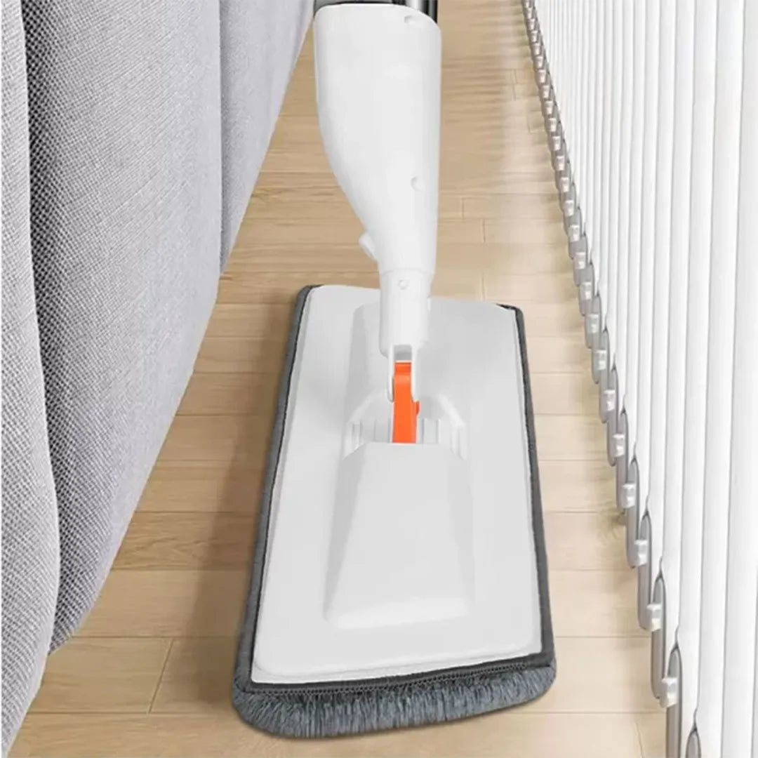 Multifunctional floor spray mop with integrated refillable water tank