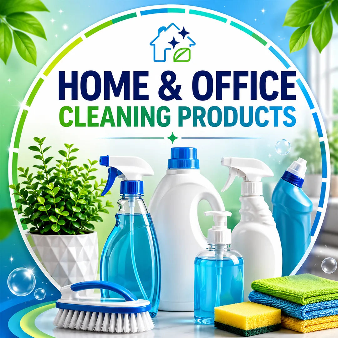 Compact home office cleaning kit for electronics, keyboards, and workspace maintenance.