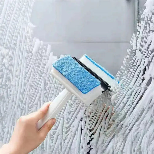 Foam and Rubber Squeegee Glass Cleaner for Home
