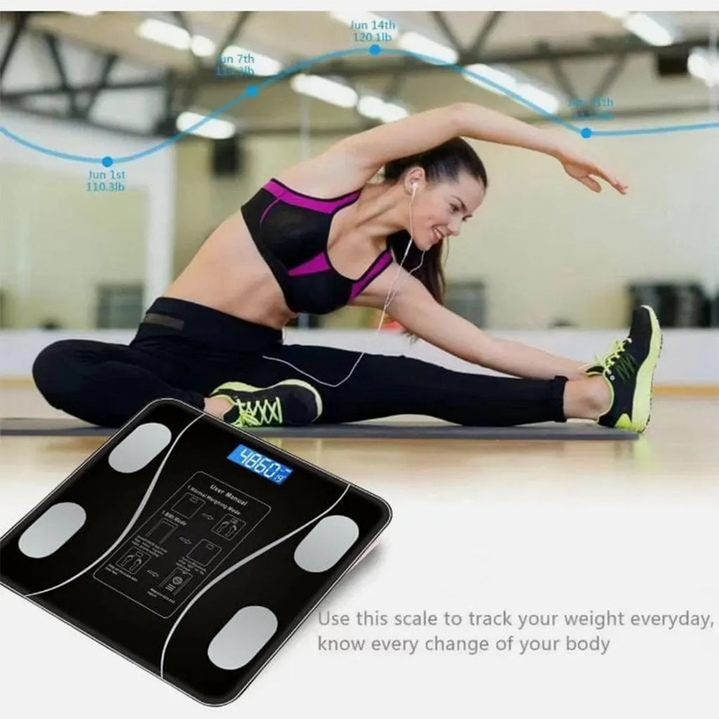 Digital body fat scale with OKOK International app connectivity