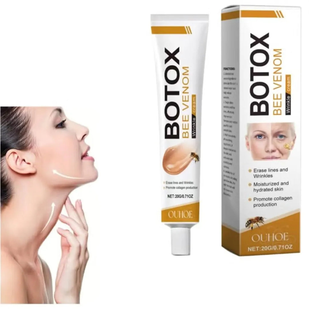 Daily skincare bee venom anti-aging formula for a radiant glow