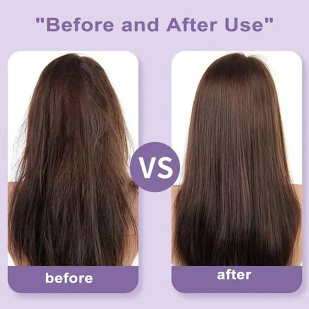 rechargeable hair straightener brush for smooth styling