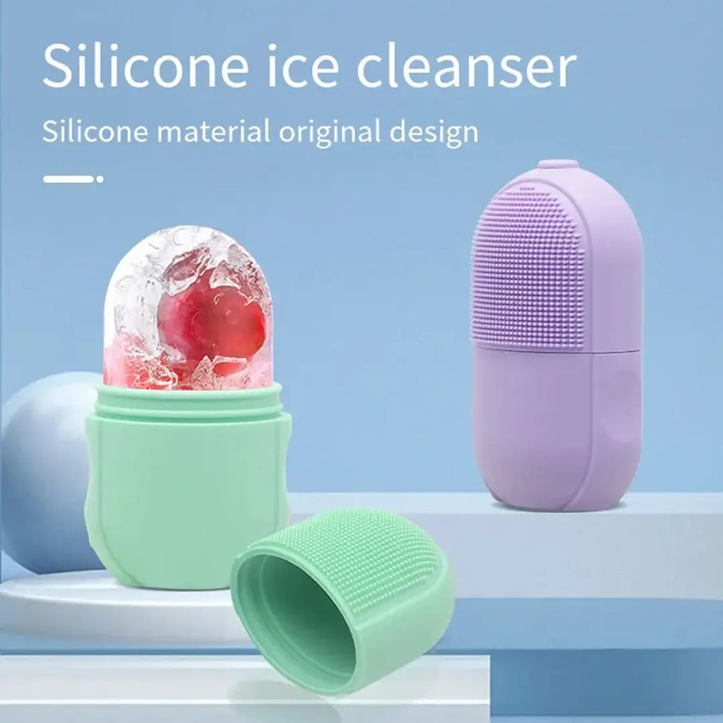 facial ice roller for reducing puffiness and eye bags