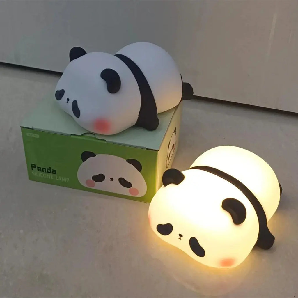 aesthetic panda lamp room decor