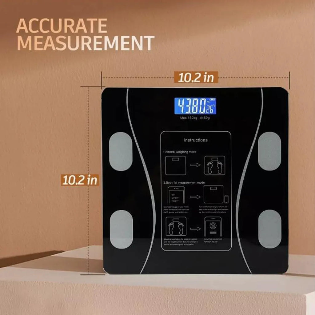 Bluetooth BMI body weight scale for up to 10 family user profiles