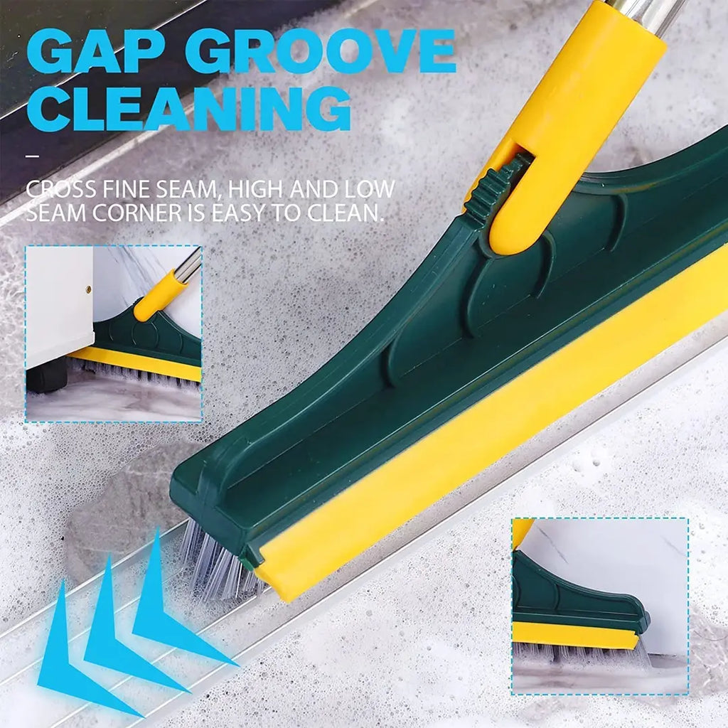 floor cleaning broom with wiper blade 