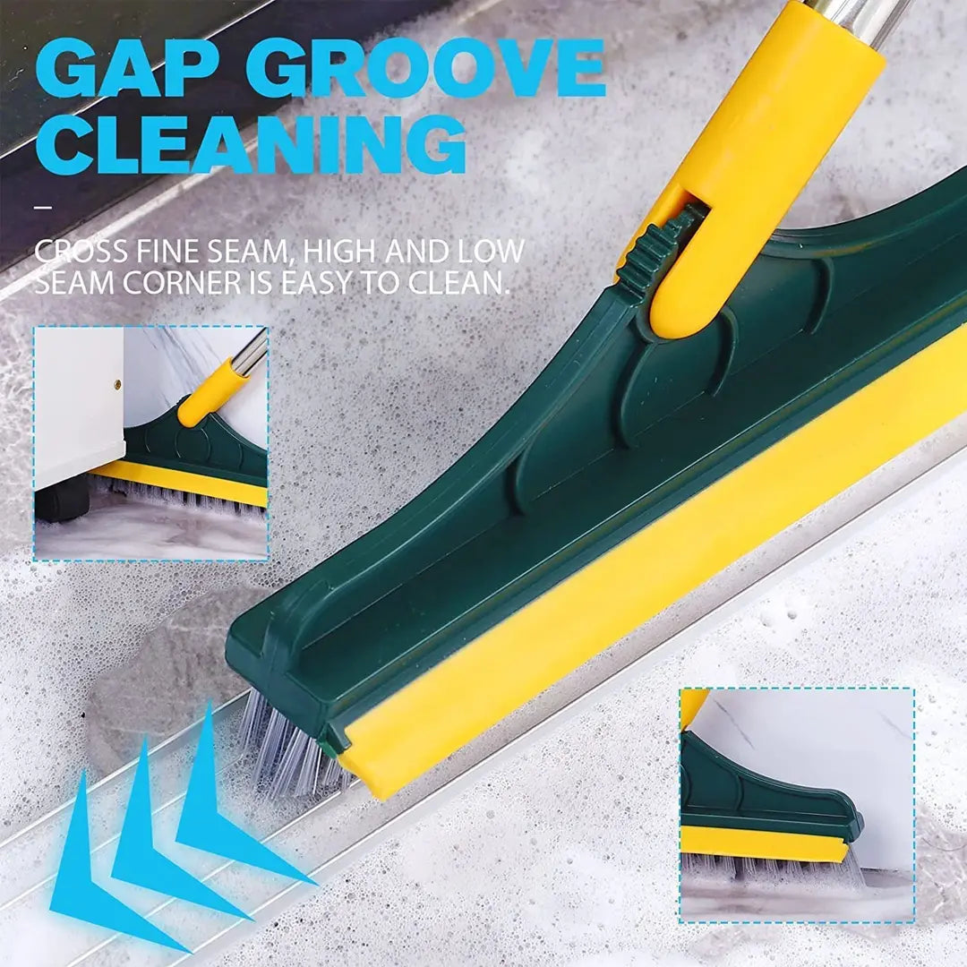 floor cleaning broom with wiper blade 