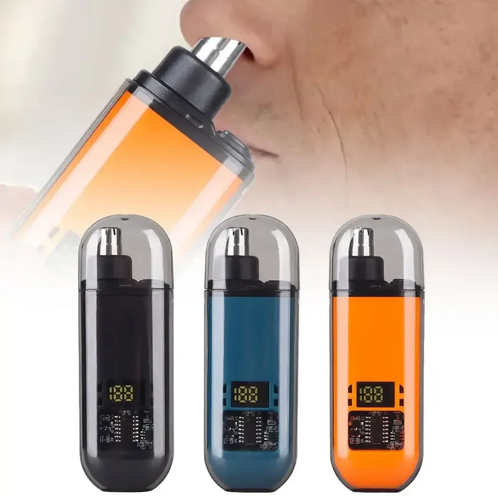 portable grooming trimmer for facial hair cleaning
