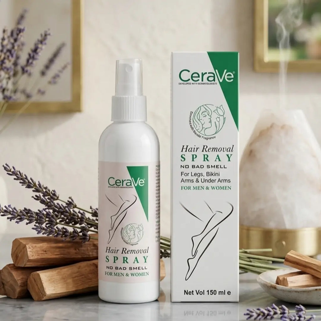 cerave depilatory spray for easy hair removal