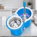 Easy Spin Magic Mop Set with steel bucket for home and office floor cleaning