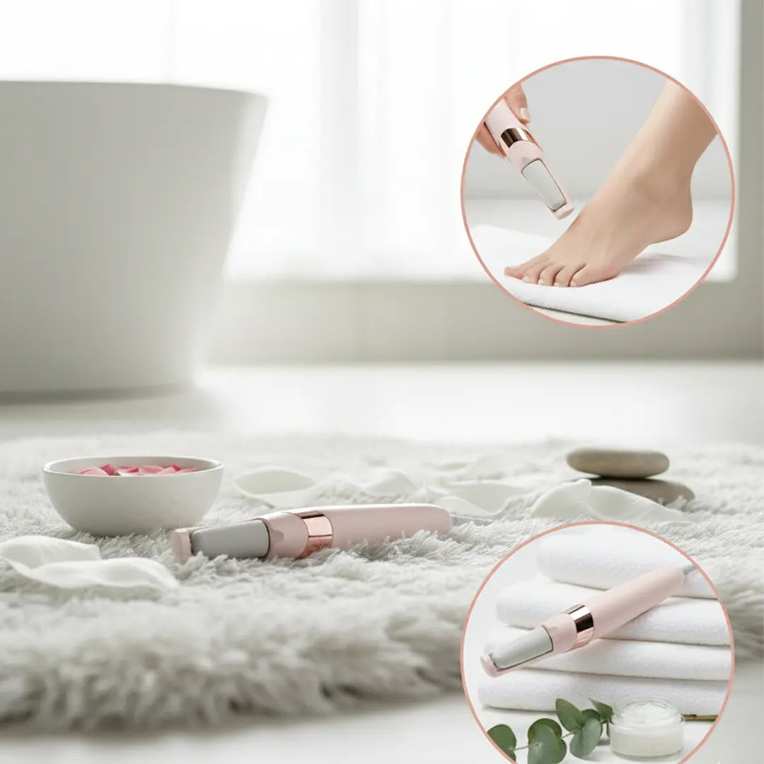electric heel scraper rechargeable