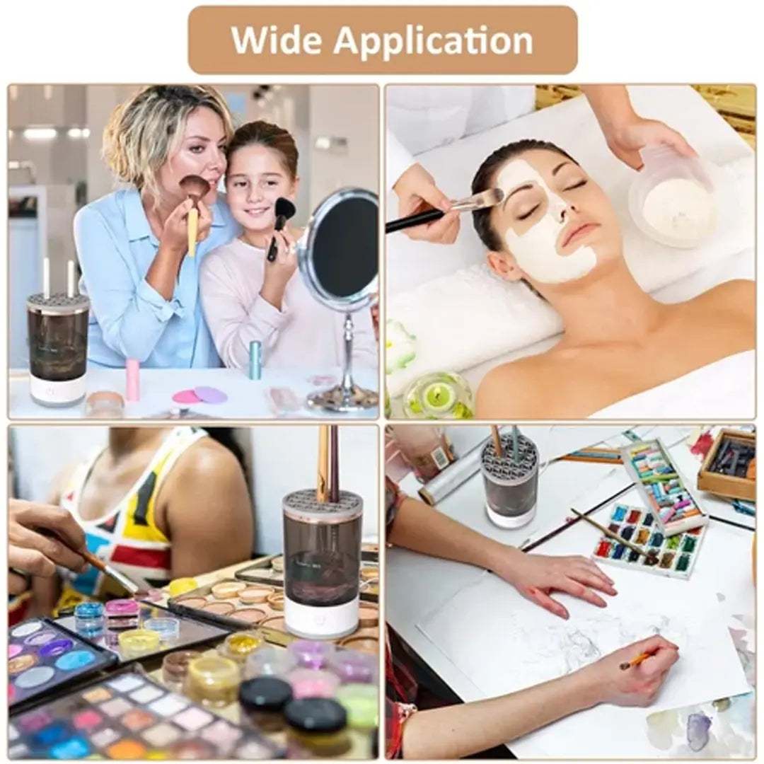 electric makeup brush cleaner machine for deep cleaning 