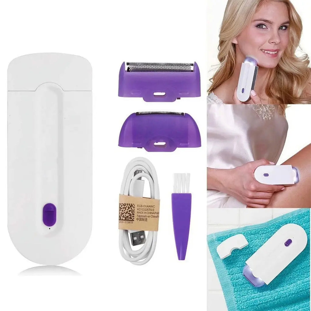 electric facial hair remover for upper lip and chin