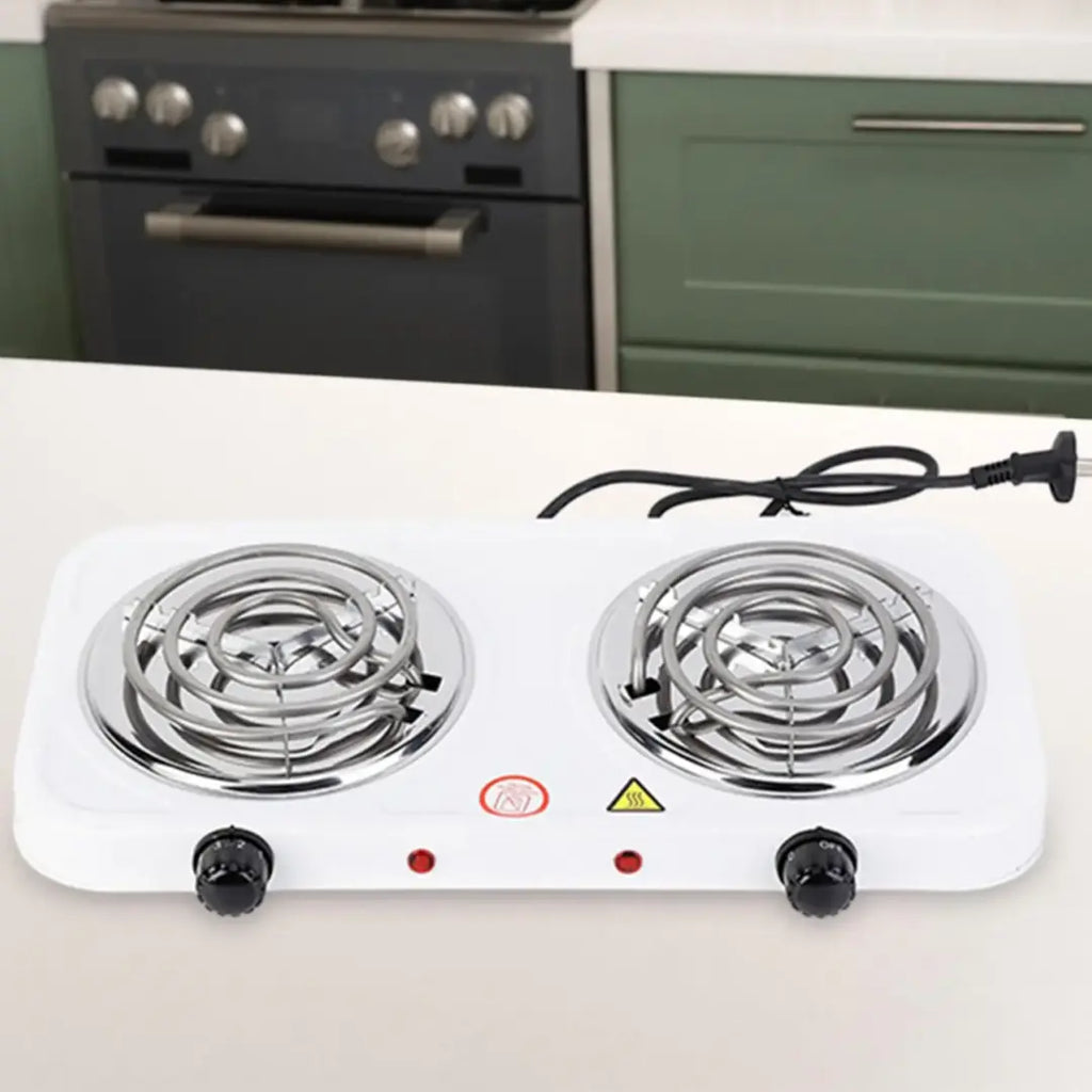 portable dual hot plate electric stove