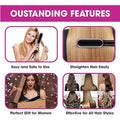 HQT 909B hair straightener and curling brush for styling