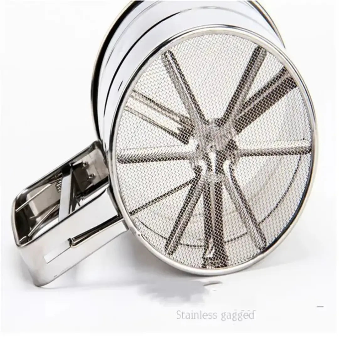 fine mesh flour sifter for smooth baking