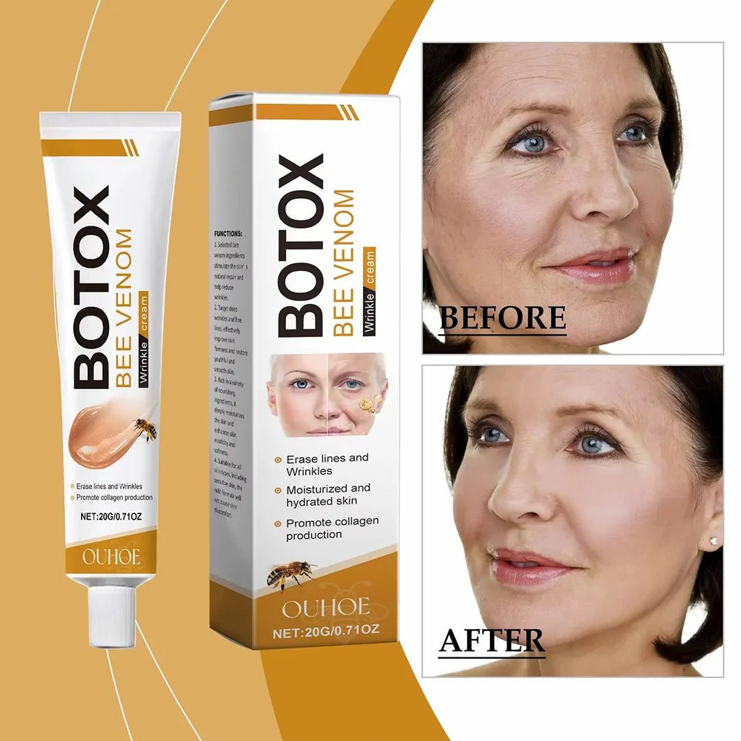 Botox bee venom wrinkle cream for anti-aging and skin firming