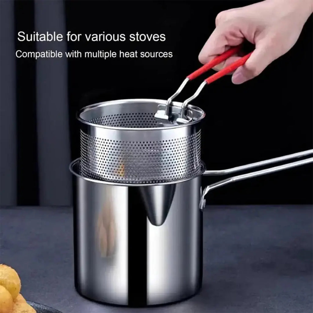 kitchen frying pot oil saver design