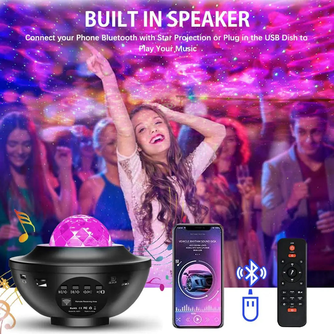 galaxy star projector night light
