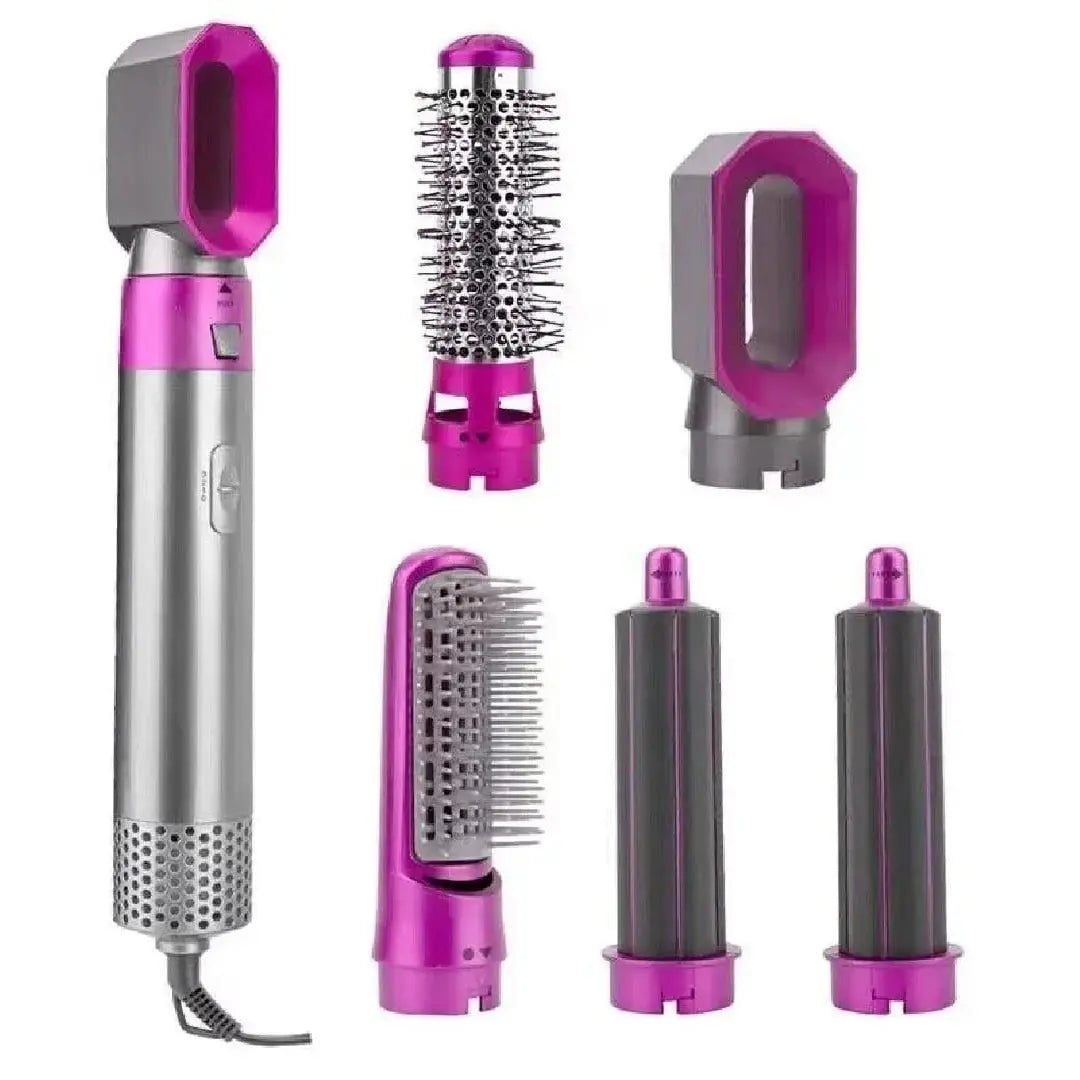 hair styler brush for straightening curling and drying
