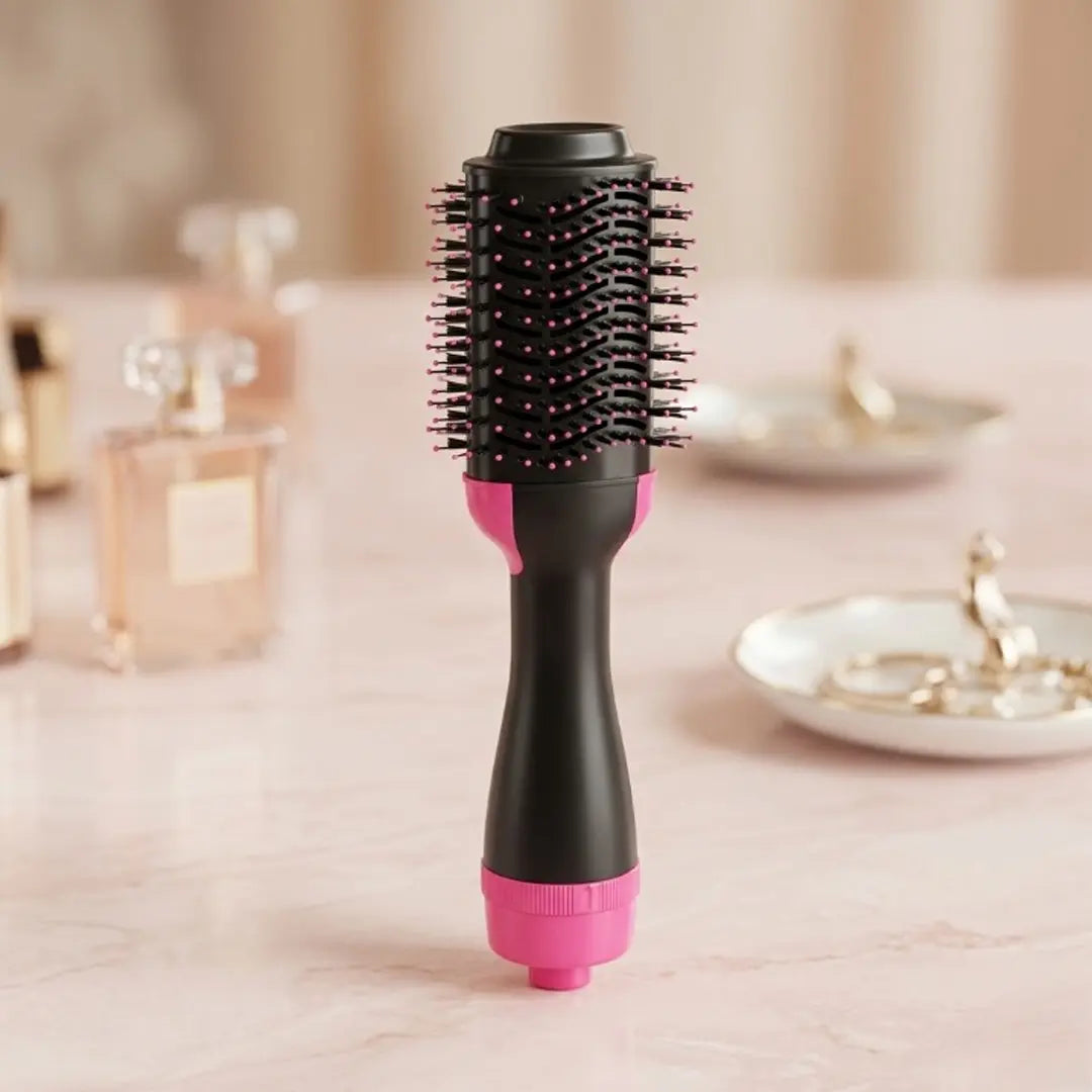 ionic hot air brush for straight and curly hair