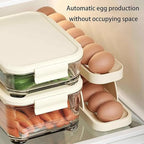 Fridge Egg Organizer 15 Grid Storage Box