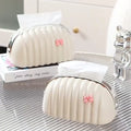 luxury shell shape tissue box holder
