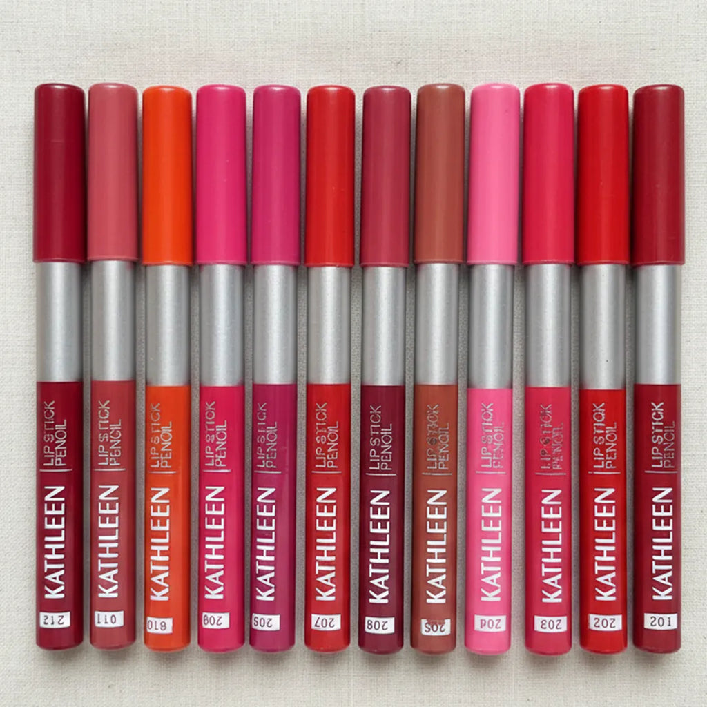 Precise application lip pencil pack of 12 for professional makeup kits