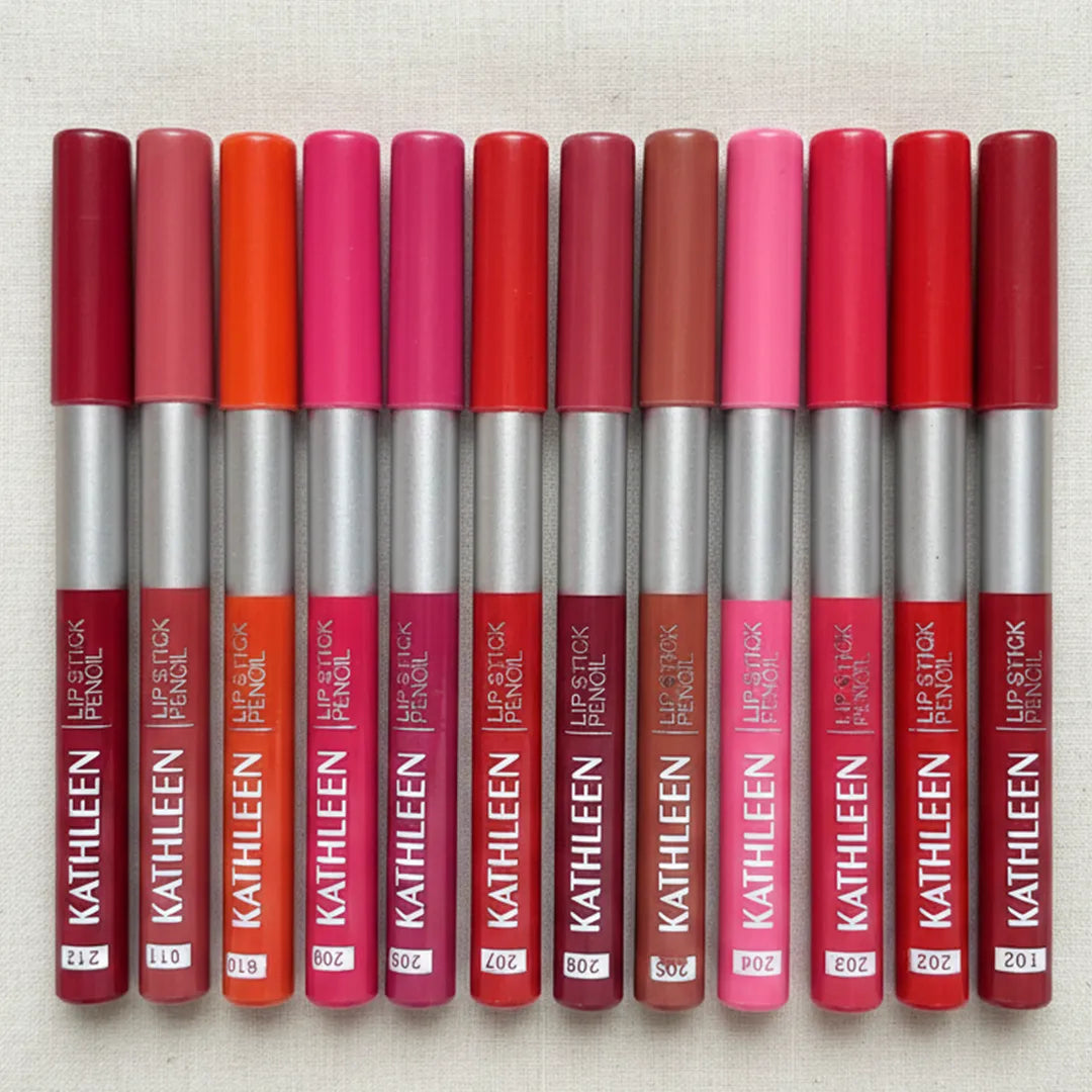 Precise application lip pencil pack of 12 for professional makeup kits