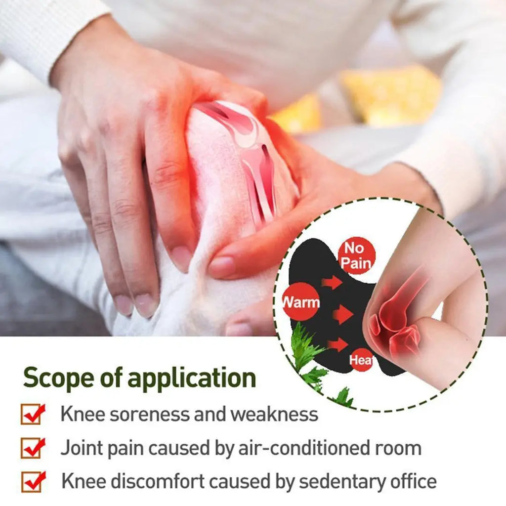 herbal knee pain relief patch for joint and muscle comfort