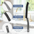 Set of 2 gap cleaning brushes with hard bristles for tight spaces