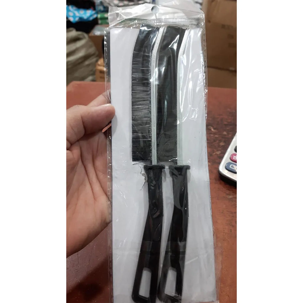 Hard bristle tile grout and gap cleaning tool for household use