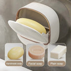 Punch Free Soap Dish with Drain Design