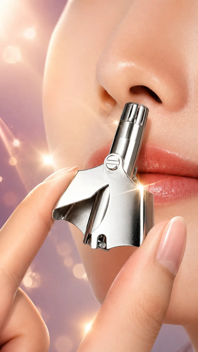 Manual Nose Hair Trimmer Steel