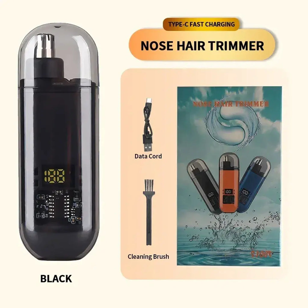 compact nose hair cutter for travel use