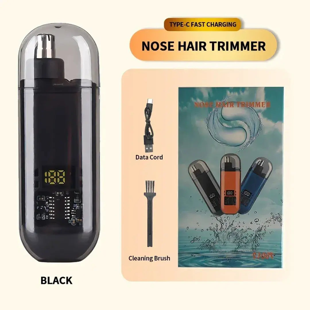compact nose hair cutter for travel use