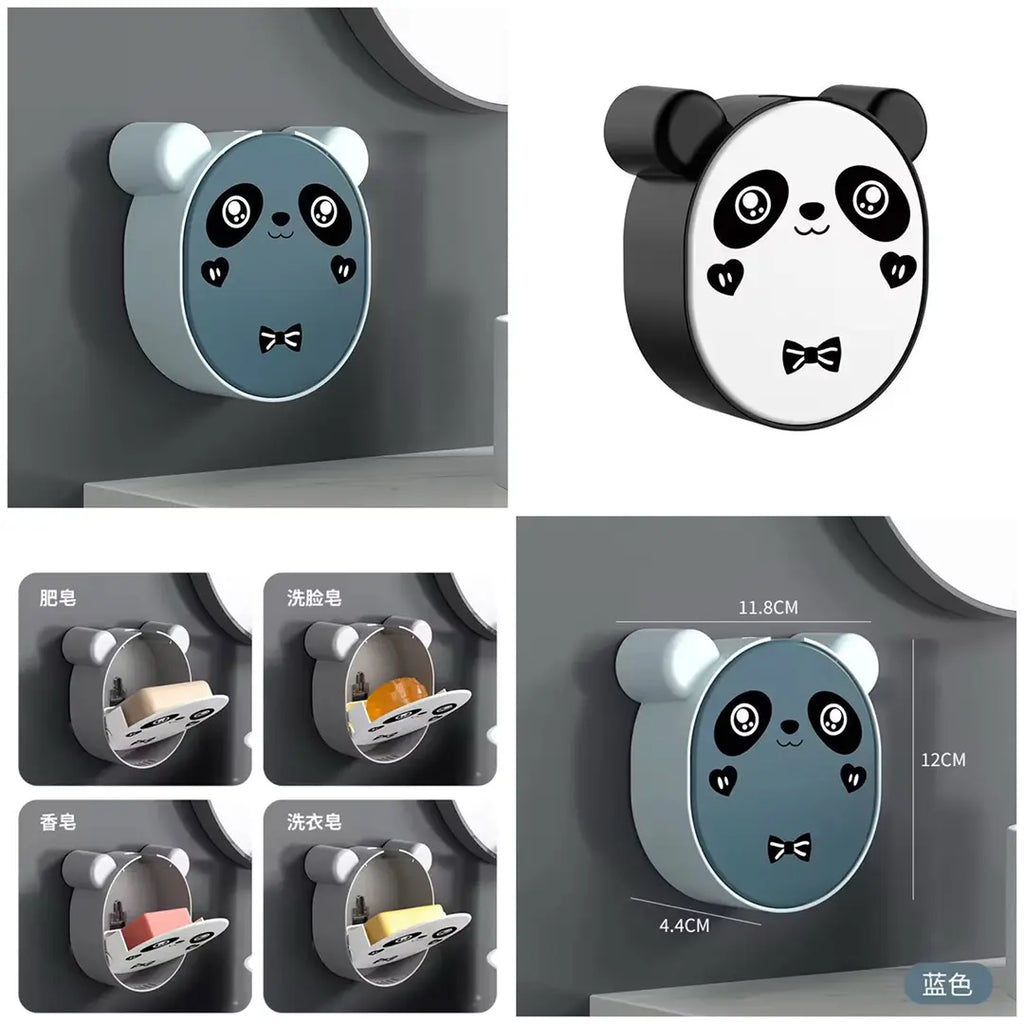 cute soap dish bathroom panda design