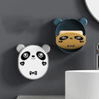 wall mounted soap holder with drainage