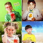 funny silly straw glasses for kids