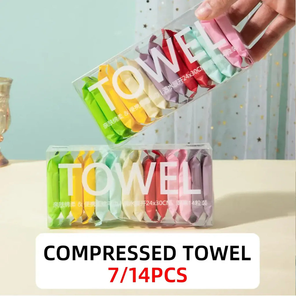 expandable face washcloth for travel