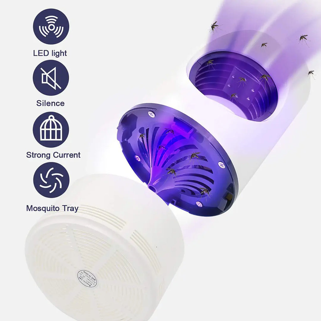 silent insect trap lamp with uv light
