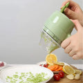 4 in 1 electric vegetable cutter usb rechargeable