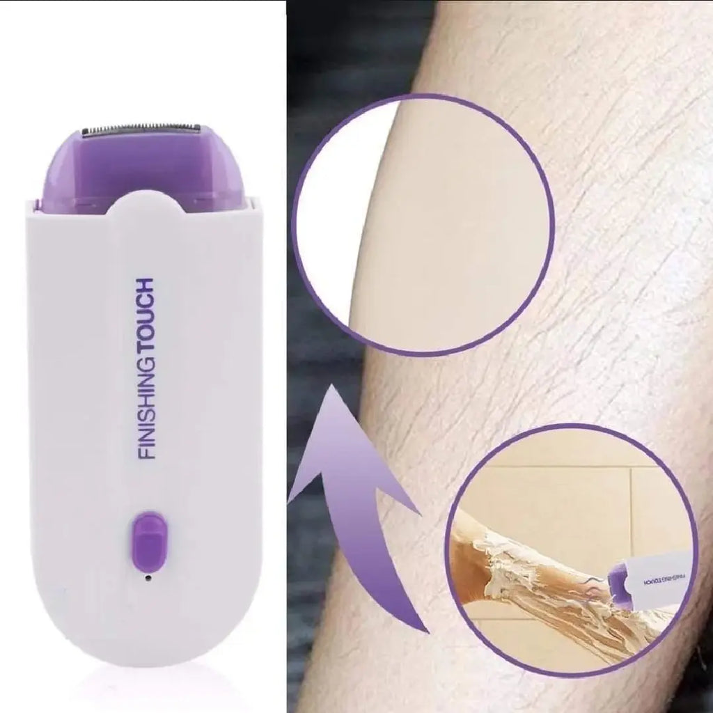 rotary hair remover for face and body