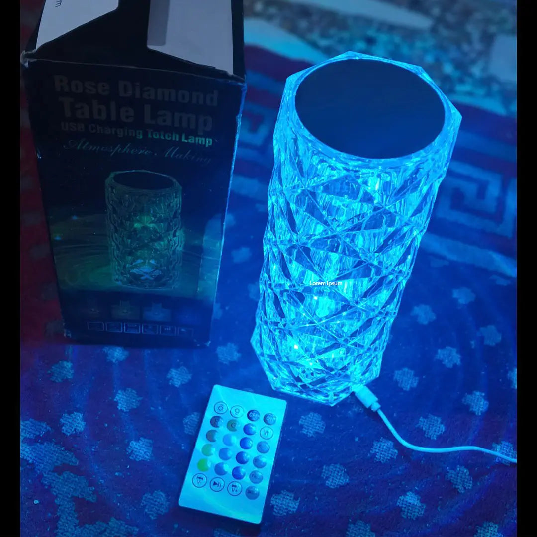 modern crystal lamp home decor