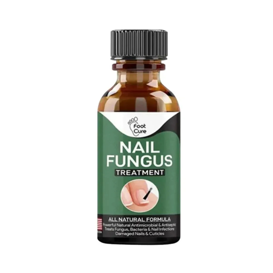Deep penetrating fungal nail growth solution applied to toenail