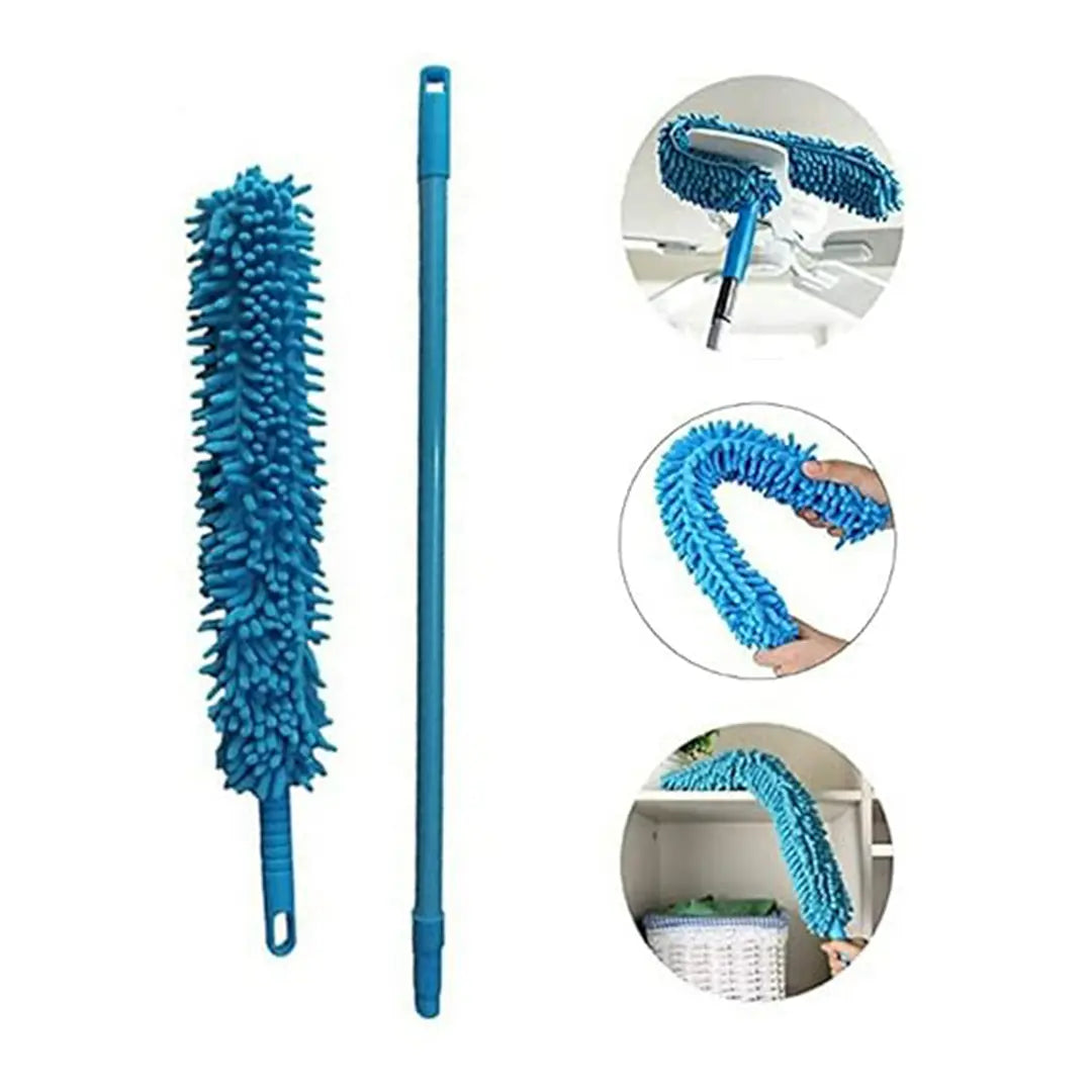 Flexible Microfiber Duster for Dust and Hair Removal