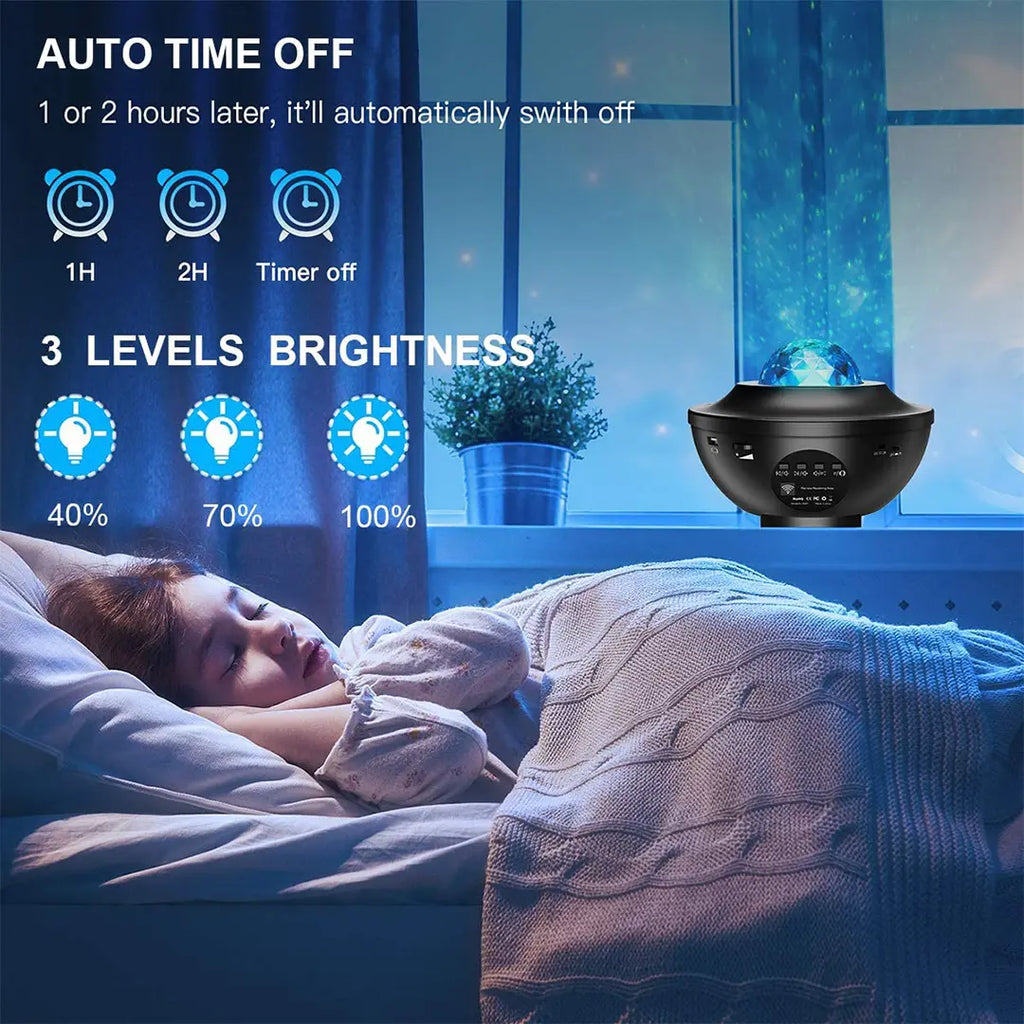 romantic night light projector lamp