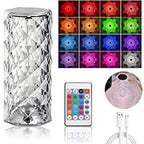 romantic crystal lamp bedroom light